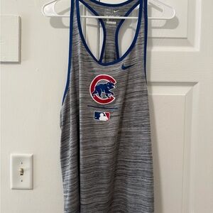 Nike Dri-FIT Gray and Blue Tee